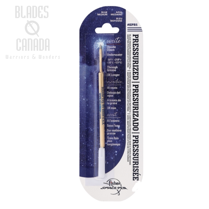 Fisher Space Pen Refill, Medium Ink Blue, FPSPR1